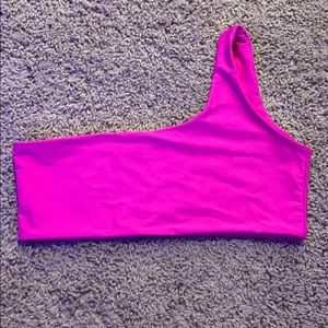 Shein one shoulder bikini top